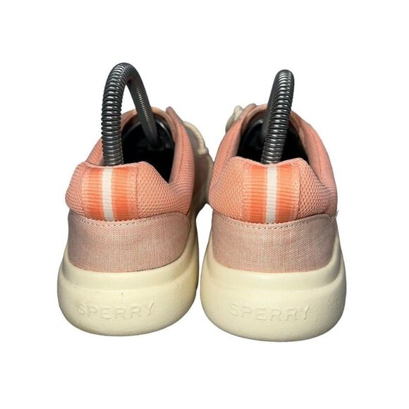 Sperry Top-Sider Captain's Moc Chambray Loafers Peach STS87231 Women's 7M - Picture 5 of 11